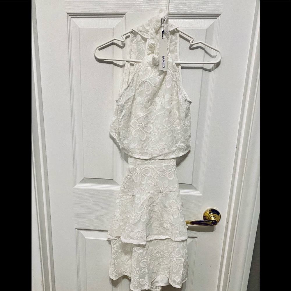 BB Dakota Once Chiffon a Time Lace Tiered Dress - Picture 4 of 4